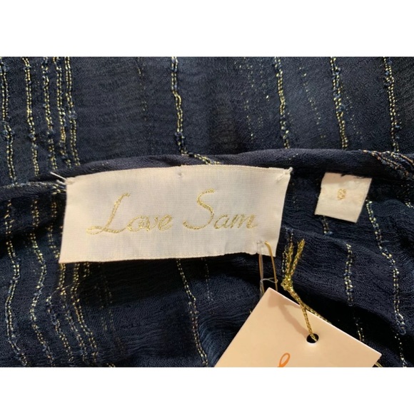 NWT ANTHROPOLOGIE LOVE SAM Sheer Blouse - Picture 4 of 4